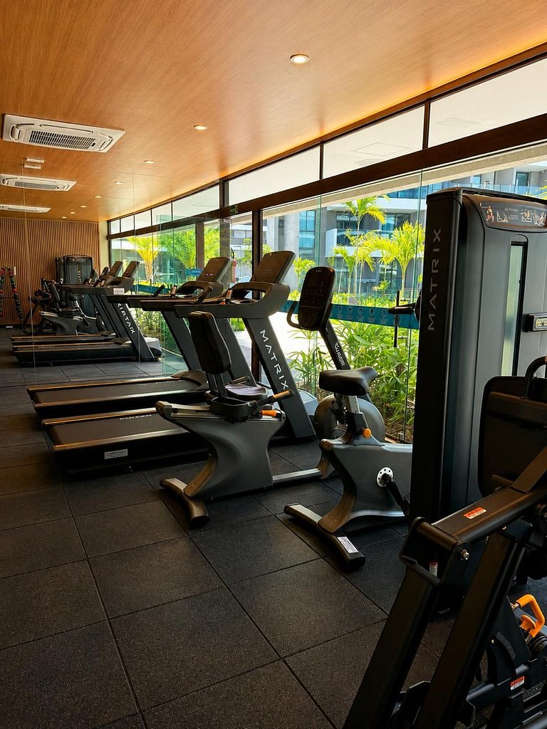 Studio Muro Alto | Resort com lazer completo
