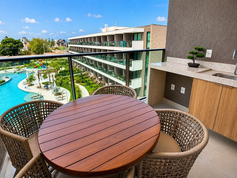 Studio Verano | Vista para as Piscinas